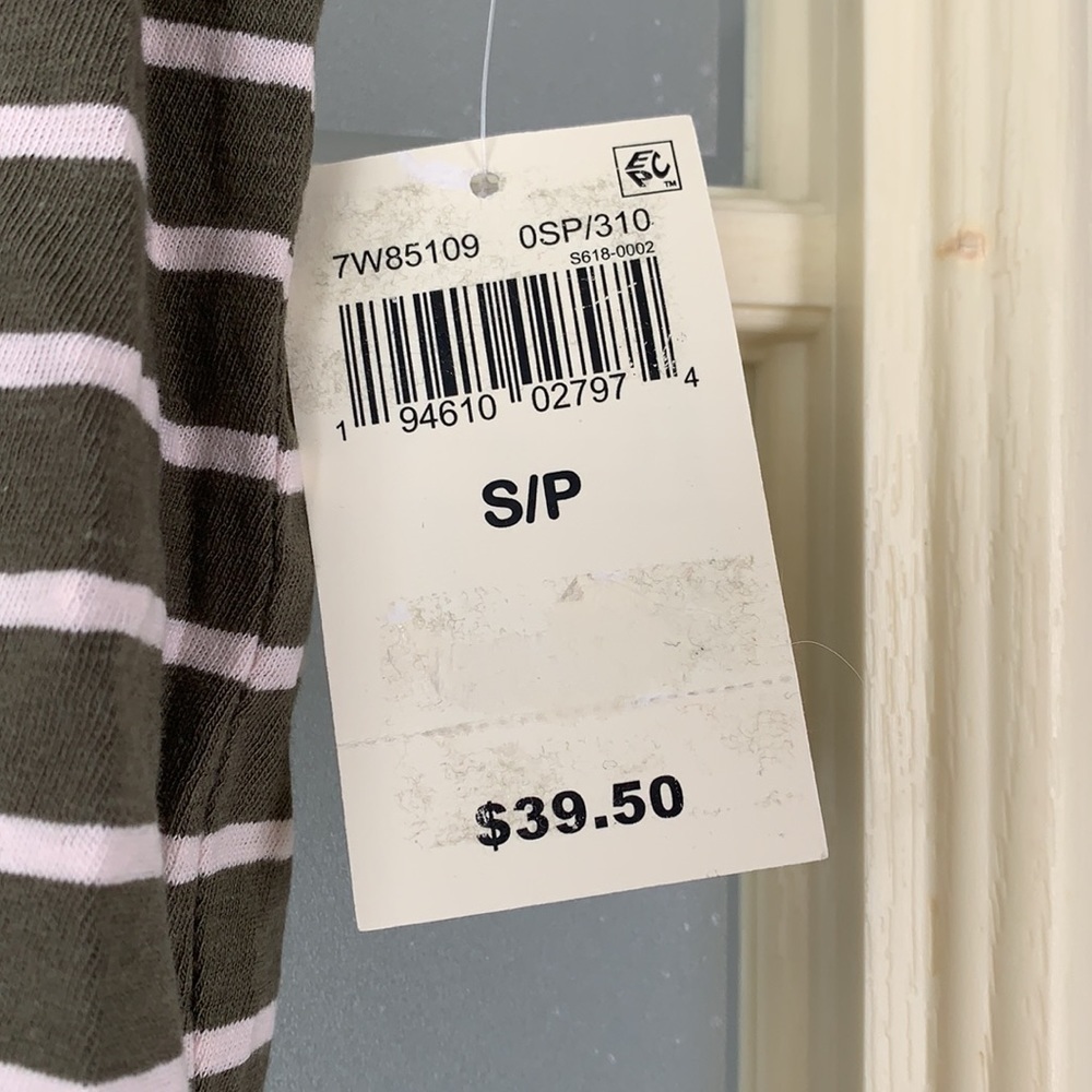 Lucky Brand Short Sleeved Striped Shirt Size Small - Picture 4 of 7